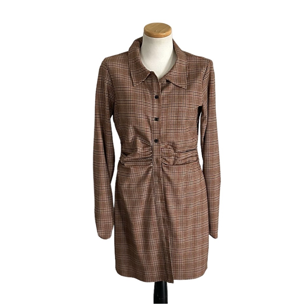 Zara Pleated Shirt Dress Size Large